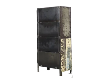 Industrial metal cabinet, 1950s