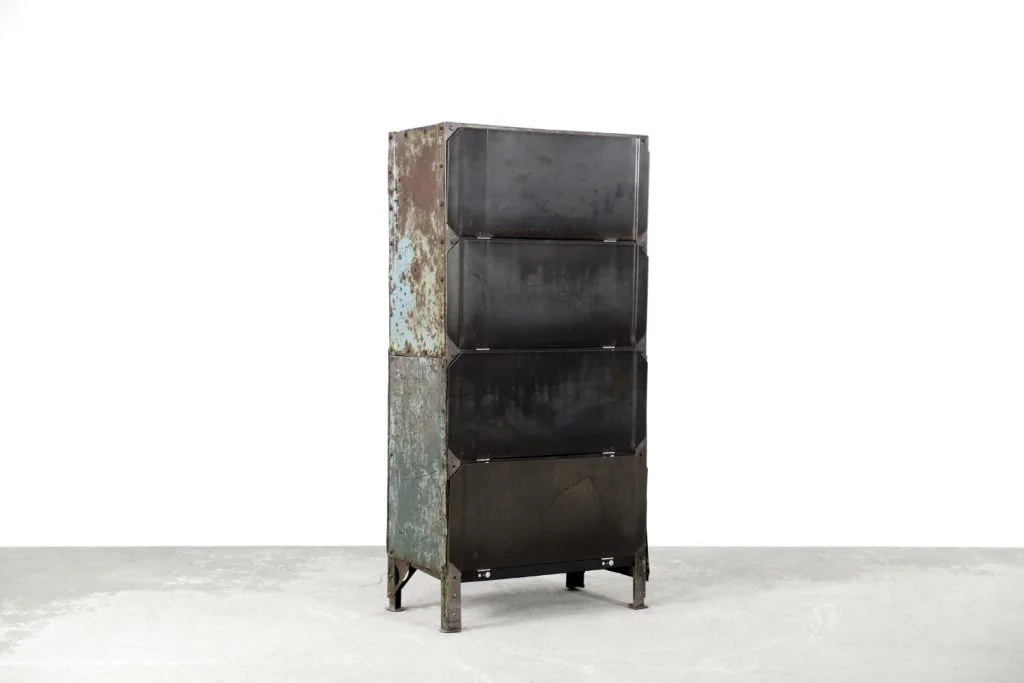 Industrial metal cabinet, 1950s