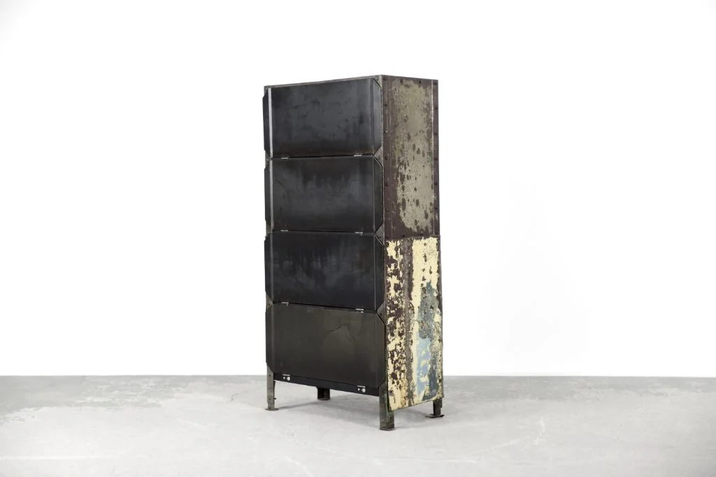Industrial metal cabinet, 1950s