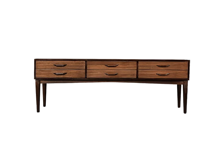 Sideboard mahoniowy, Dania, lata 70