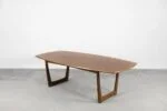 Walnut table, Kondor Möbel, Germany, 1960s