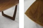 Walnut table, Kondor Möbel, Germany, 1960s