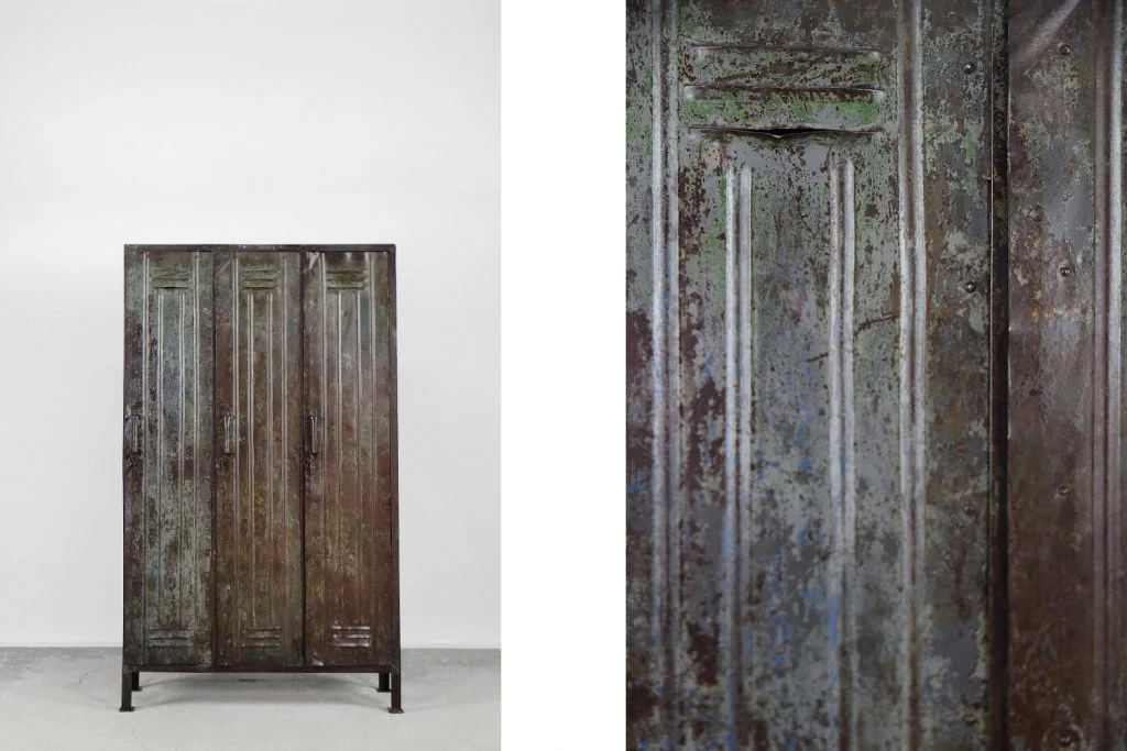 Metal industrial cabinet, 1950s