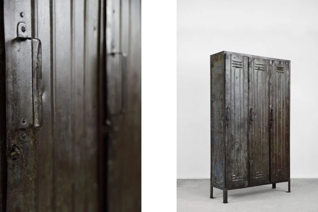 Metal industrial cabinet, 1950s