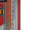 Colour screen print, Peder Duke, Composition, 1992