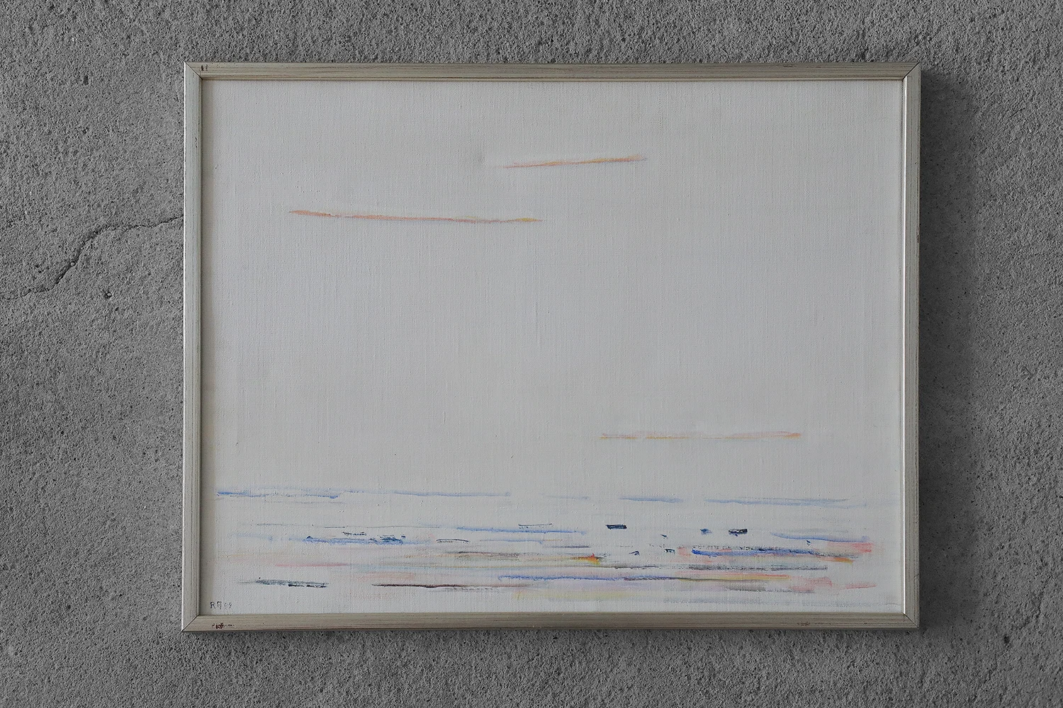 Oil painting on canvas, Ragnar Andersson, Strandljus, 1989