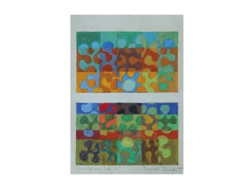 Painting, mixed media, Margareta Treutiger, 1978