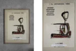Poster from an exhibition of Aurelio Teno's work, Denmark, 1965