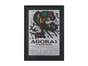 Colour lithograph, Joan Miró, Agora I, 1971