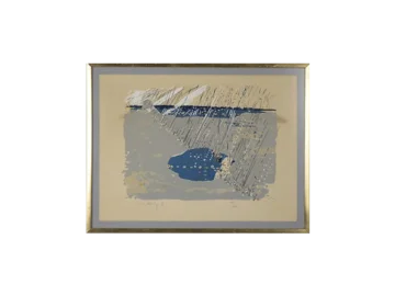 Colour lithograph, Jörgen Fogelqvist, Composition