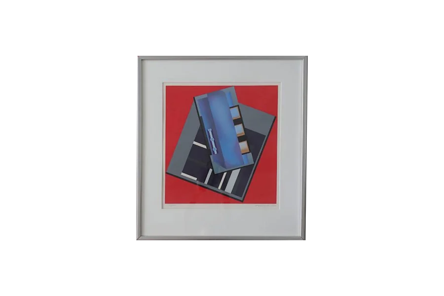 Serigrafia barwna, Peder Duke, Kompozycja, 1989