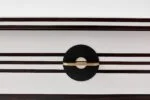 Vintage lowboard with rounded sides, Denmark, 1960s