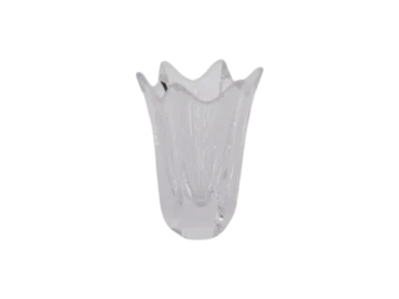 Tulip crystal vase, designed by Jan Johansson, Orrefors, Sweden, 1970s