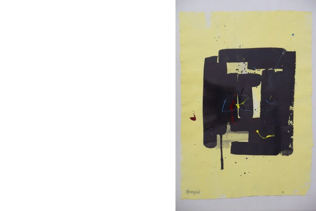 Litografia, Björn Rönnquist, Kompozycja, lata 80