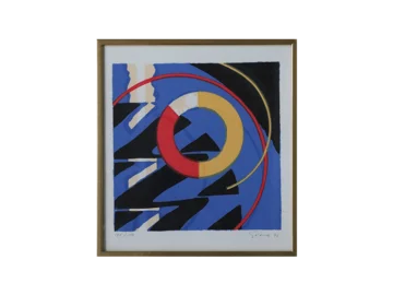 Litografia barwna, Manhattan Swing, Knut Grane, 1990