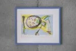 Colour lithograph, Lis Zwick, Maskot, 1996