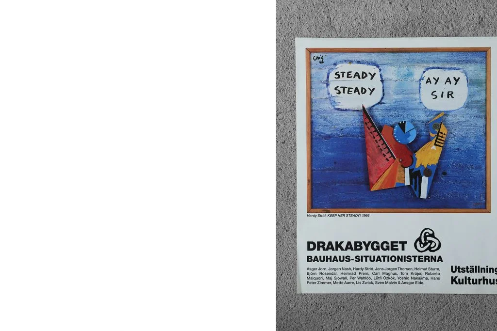 Poster from the Nordiskt 60-tal exhibition at Kulturhuset Stockholm, Sweden, 1990