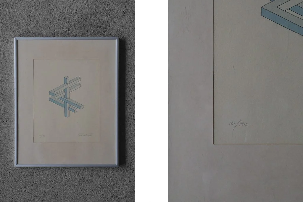 Litografia, Impossible figures, Oscar Reutersvärd, Szwecja