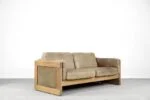 Vintage leather sofa, Scandinavia, 1970s