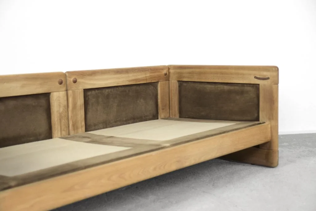 Vintage leather sofa, Scandinavia, 1970s