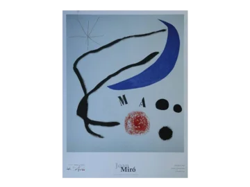 Poster Poema I, 1968, Joan Miró, Barcelona, 1995