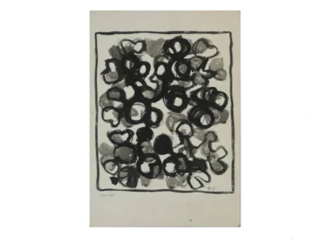 Technika mieszana na desce, Margareta Treutiger, Vattenväxt, 1965