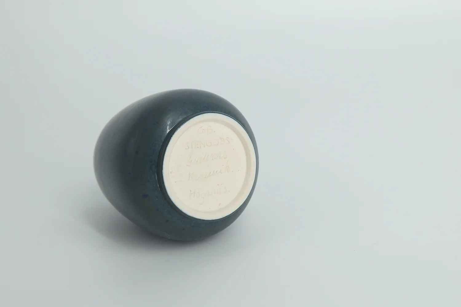 Small stoneware vase no. 108, designed by Gunnar Borg, Höganäs Keramik, Sweden, 1960s