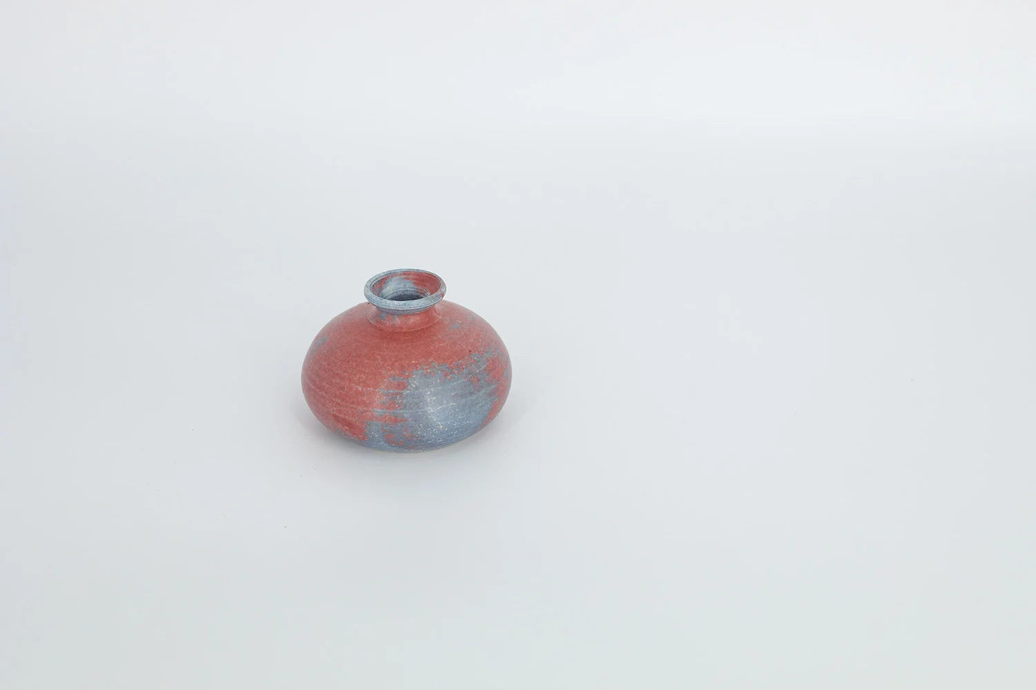 Small two-tone stoneware vase, Sweden, 1960s