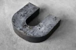 Large industrial U letter, Poland, 1950s