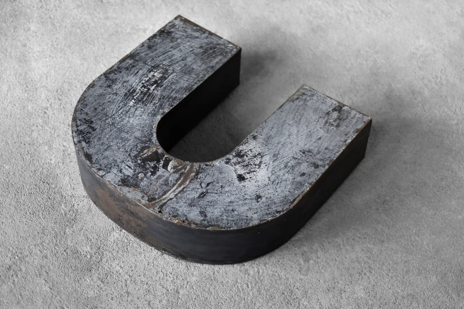 Large industrial U letter, Poland, 1950s