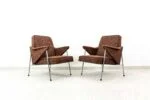 Pair of Armchairs, Fabryka Mebli Stalowych „Wschód”, Zadziele, PRL, 1960s