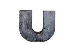 Large industrial U letter, Poland, 1950s