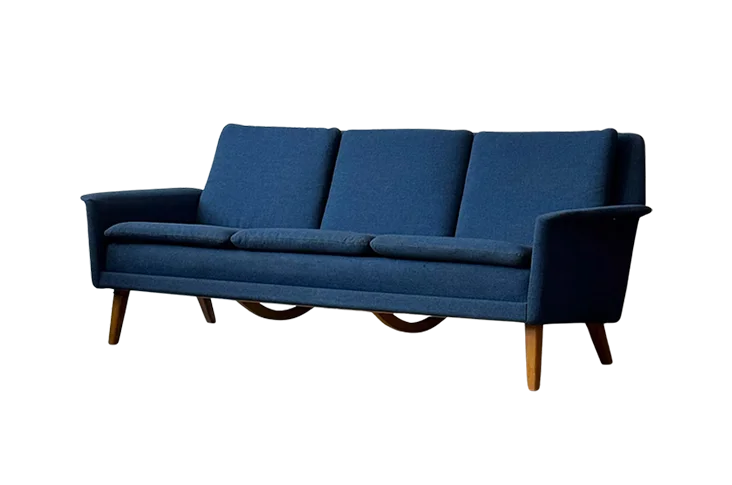 Wool sofa, designed by Folke Ohlsson, Denmark, 1950s/60s
