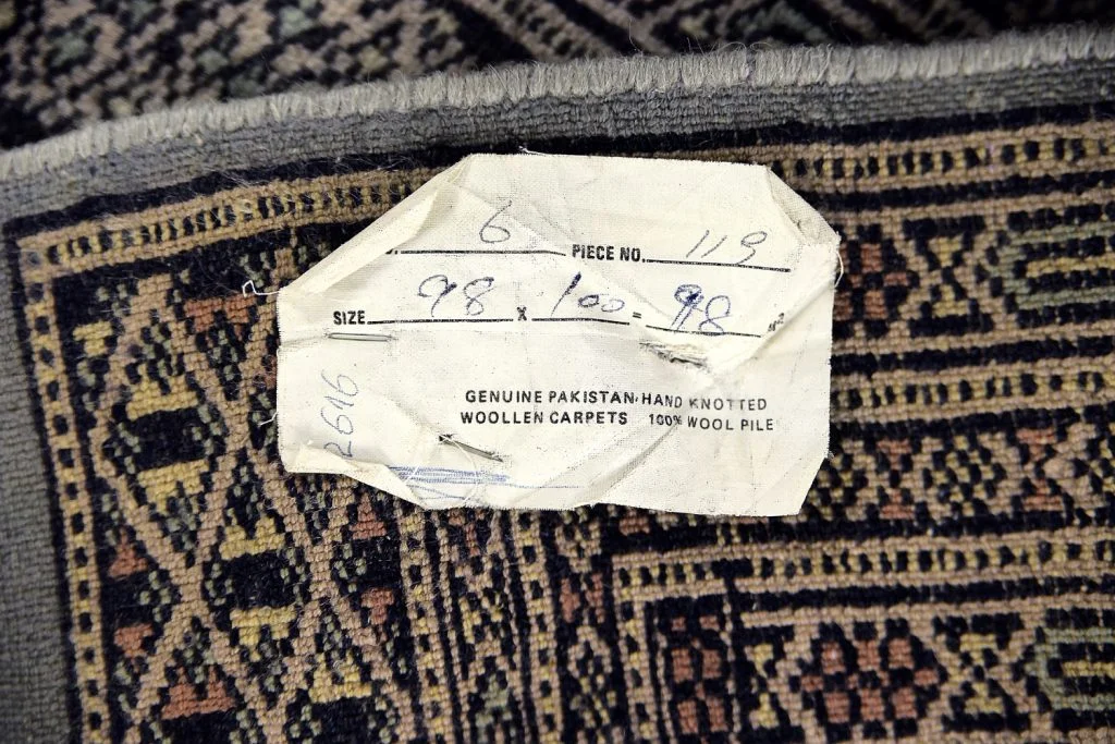 Dywan orientalny bucharski, Pakistan, lata 60