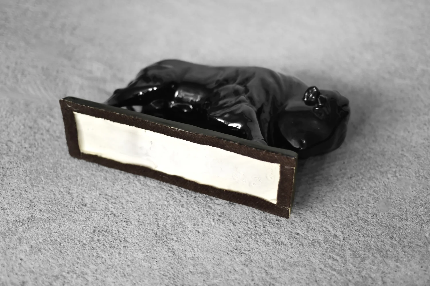 Porcelain bison sculpture, Scandinavia, 1960s