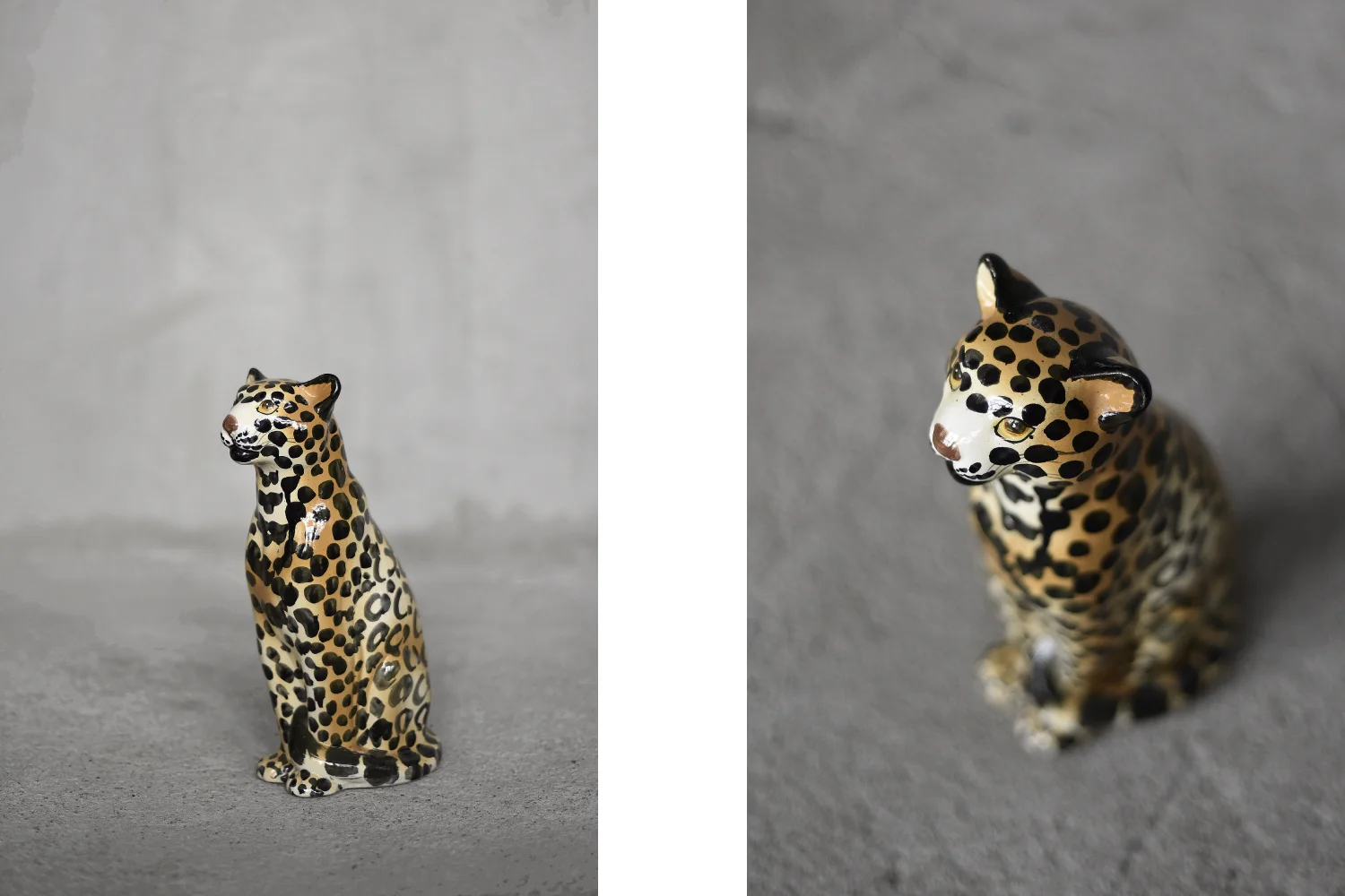 Ceramic leopard, Italy, 1970s