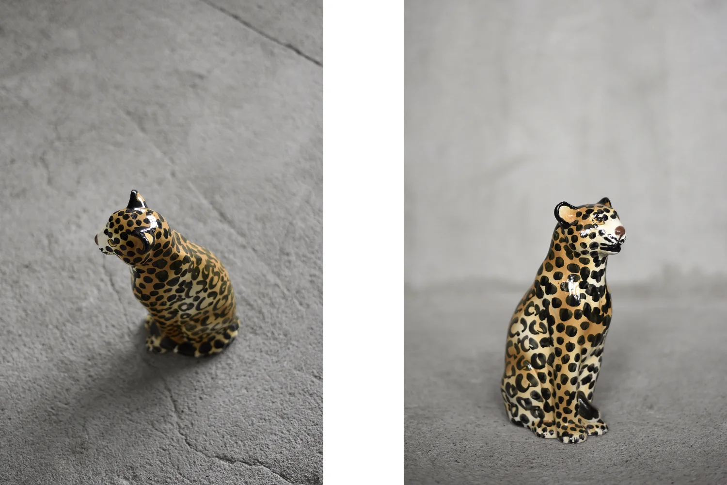 Ceramic leopard, Italy, 1970s