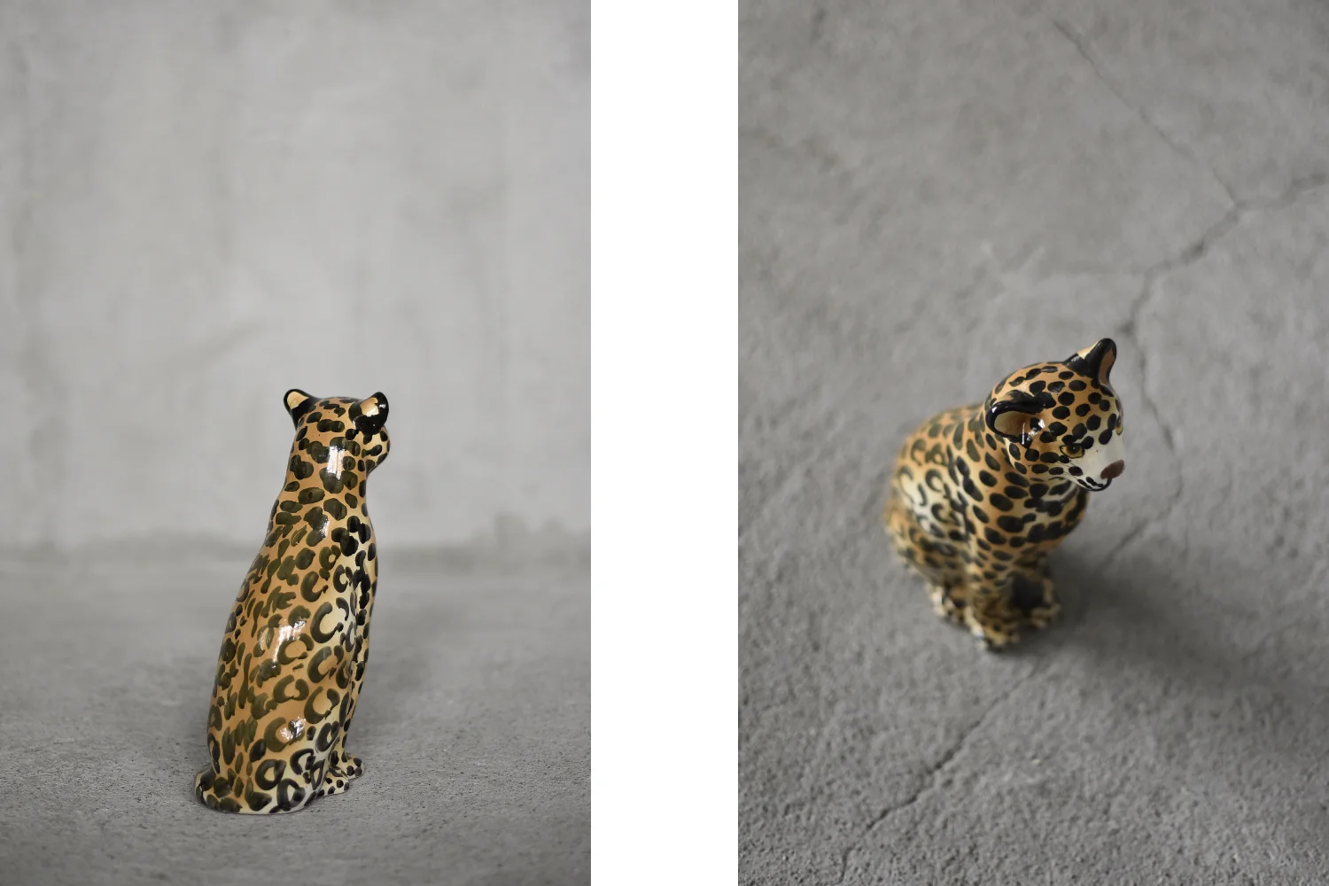 Ceramic leopard, Italy, 1970s