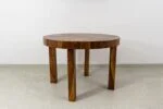 Round extendable table, Poland, 1950s