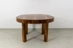 Round extendable table, Poland, 1950s