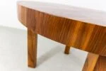 Round extendable table, Poland, 1950s