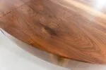 Round extendable table, Poland, 1950s