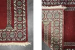 Orientalny dywan modlitewny Mihrab, Pakistan, lata 60