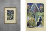 Oil painting on board, Frideborg Bryth, Finis Lordes, 1950s