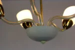 Szklana lampa sufitowa, Czechosłowacja, lata 1960