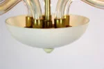 Szklana lampa sufitowa, Czechosłowacja, lata 1960