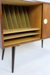Vintage gramophone cabinet, Supraphon, Czechoslovakia, 1950s