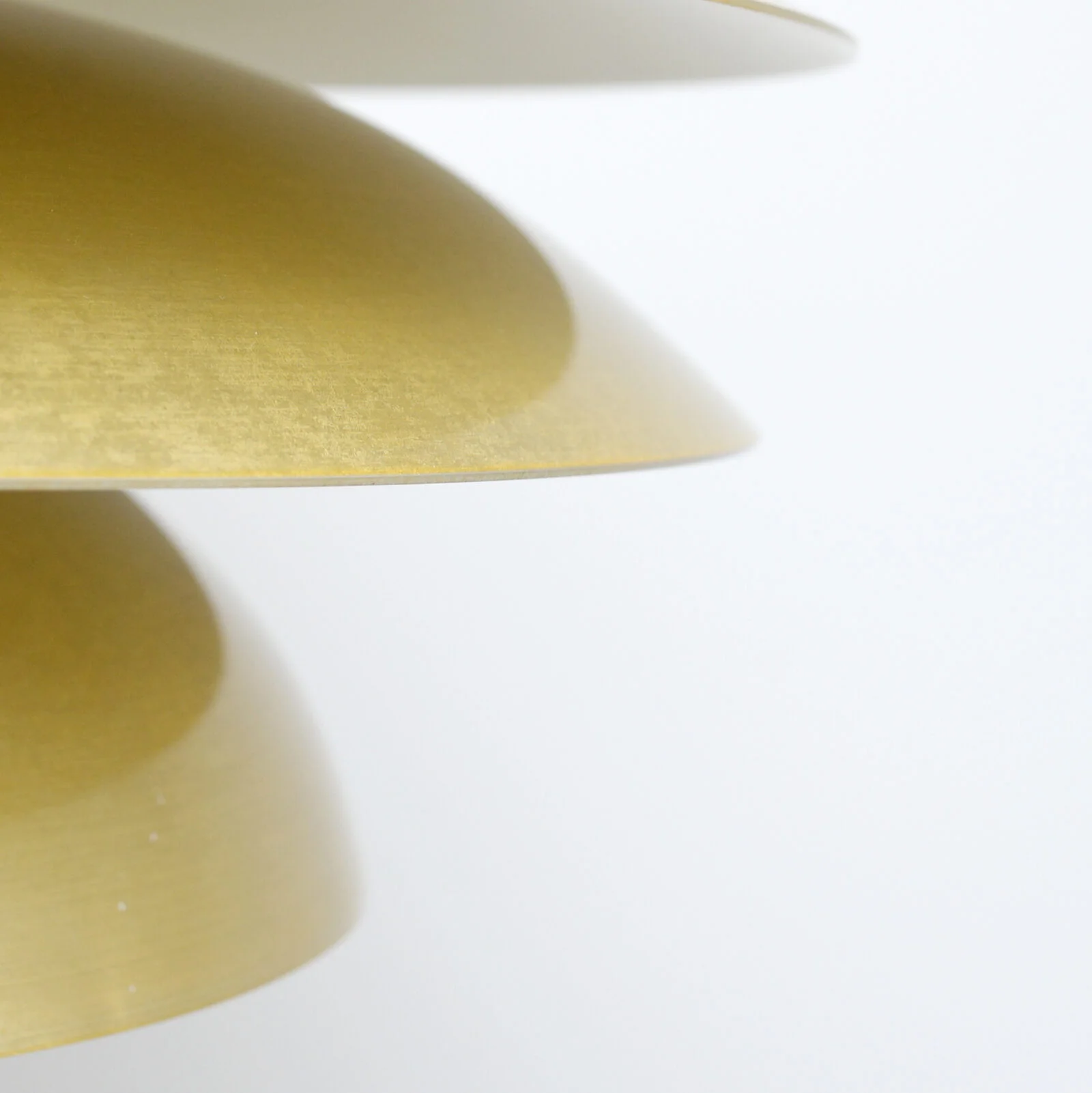 Gold vintage lamp, Denmark, 1970s