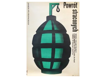 Plakat “Powrót straconych” proj. Romuald Socha, PRL, lata 70