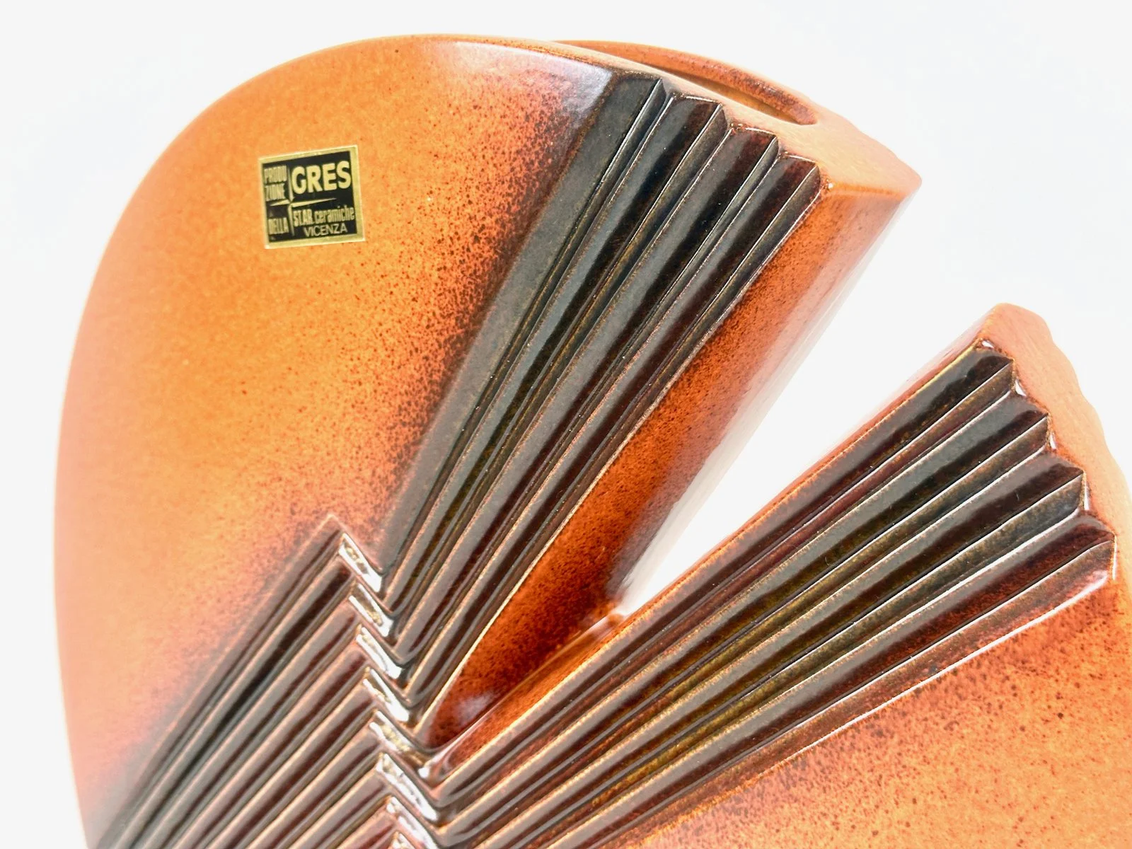 Wazon proj. Ennio Lucini, Star Ceramiche Vicenza, Włochy, lata 70